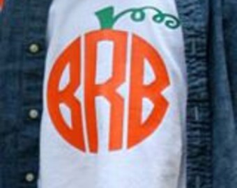 monogram pumpkin shirt