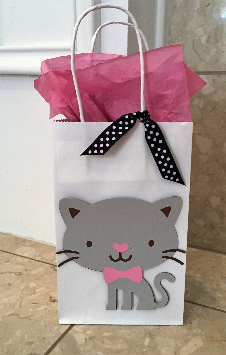 Kitty Cat Party Goodie Bags Kitty Treat Bags Cat Birthday