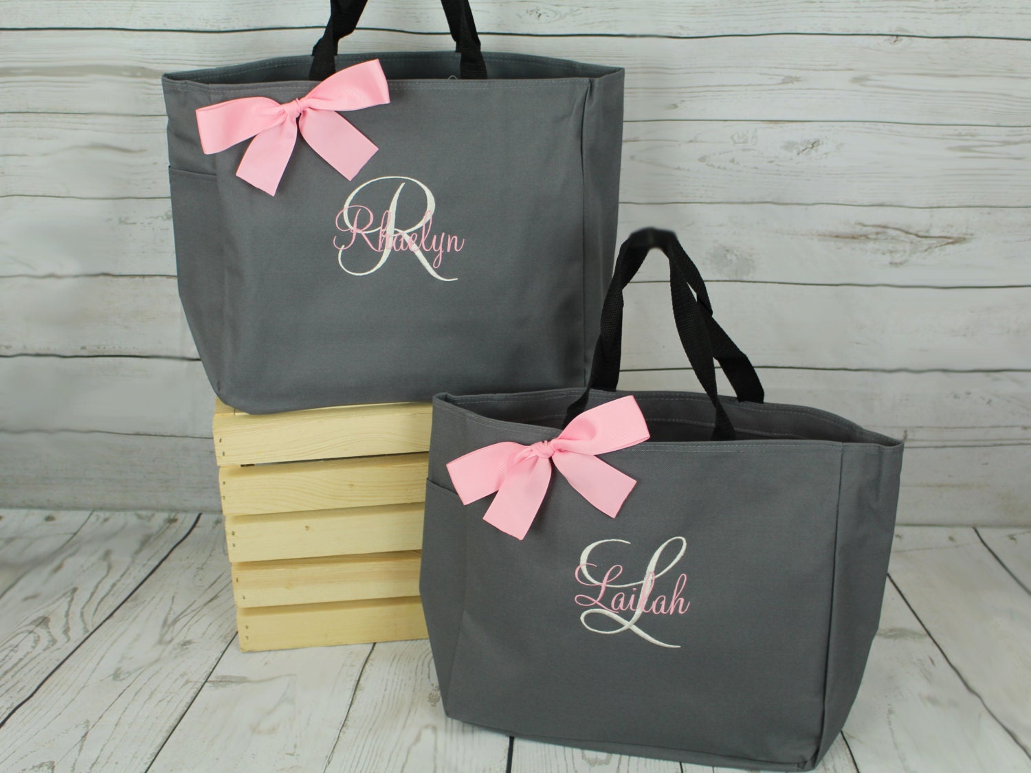 4 Bridesmaids Gifts Tote Bag Personalized Tote Bridesmaid