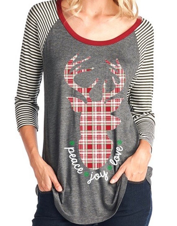 deer santa shirt