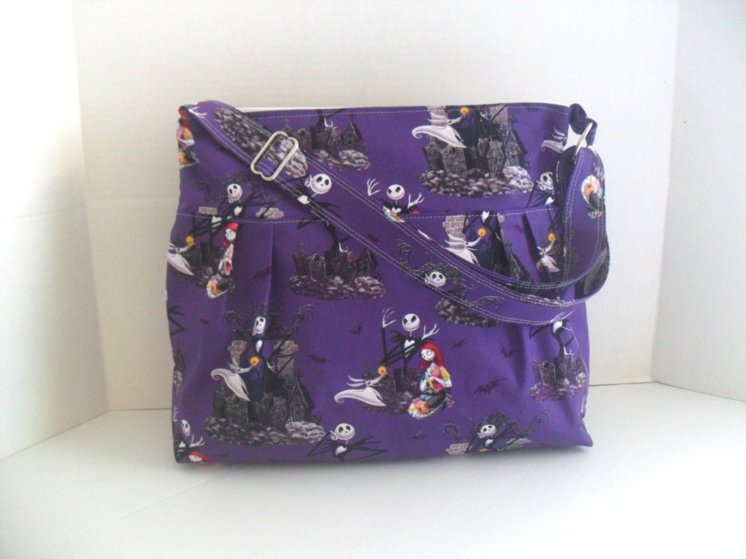 SALE Nightmare Before Christmas Diaper Bag Diaper by fromnancy