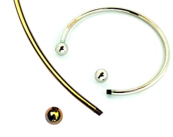 Beading and Jewellery Making Component- Metal Neck And Bangle Wire Set