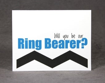 Will You Be Our Ring Bearer Card/ Ask Ring Bearer/ Cord Bearer Card/ Sign Bearer Card/ Book Holder Card