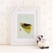 Sofi and the fish - Print - 4x6 - Nursery art - Nursery decor - Kids room decor - Children's art - Children's wall art - kids wall art