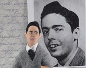 Thomas Pynchon Doll Miniature Author and Writer Art Collectible