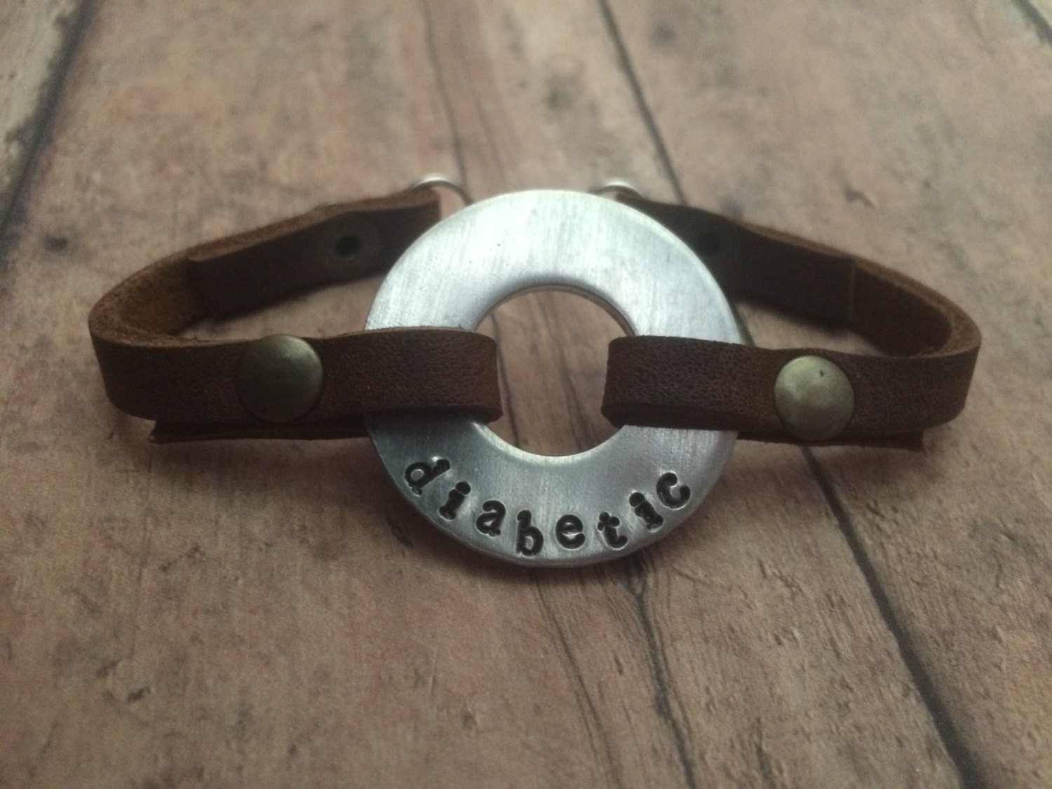 Medical Alert Bracelet Leather Medical Bracelet Fashionable