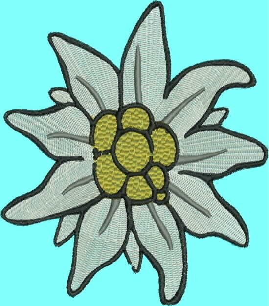 Edelweiss Digitized Embroidery Design