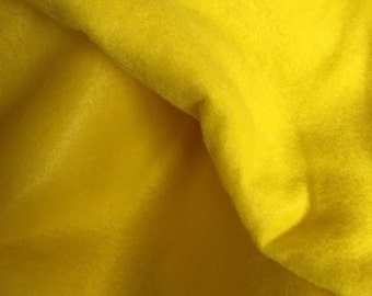 Items similar to Bright Yellow Felt Flower Pillow on Etsy