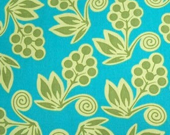 Ginger Blossom - Blossom Buds Turquoise Green SH3515 - Sandi Henderson Michael Miller - Available in FQ thru Yards, You choose the length