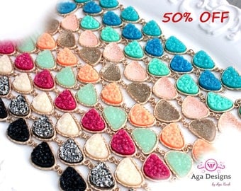 SALE only today ~ Druzy bracelet - pick your color
