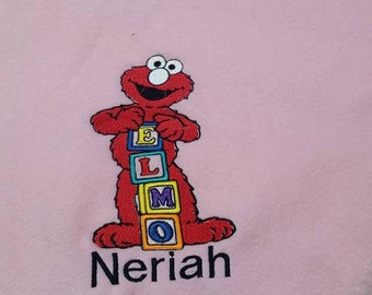 elmo fleece blanket