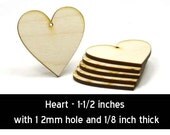 3 inch layered woodheart