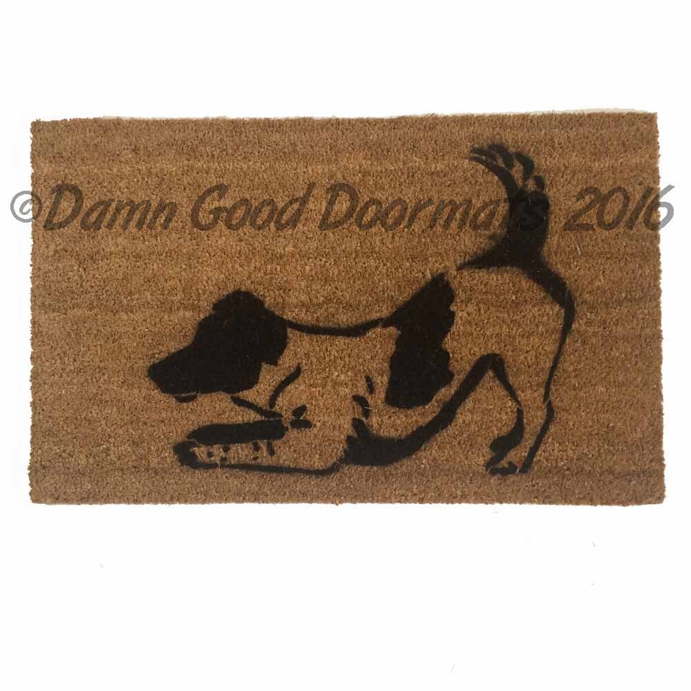 English Bulldog doormat dog door mat