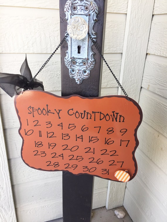 Spooky Countdown Halloween Countdown Halloween Calendar