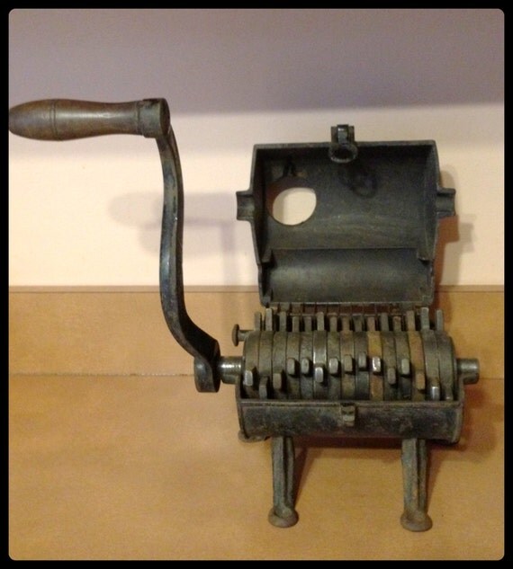 Antique Cast Iron Tobacco Grinder 1800's Weighs by bettysworld4u