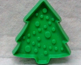 Miniature Christmas Tree Cookie Cutter - Green Or Red Hallmark Cookie Mold Detailed Plastic 2 1/4 “ High Tree Cut Out - Mint - Cookie Recipe