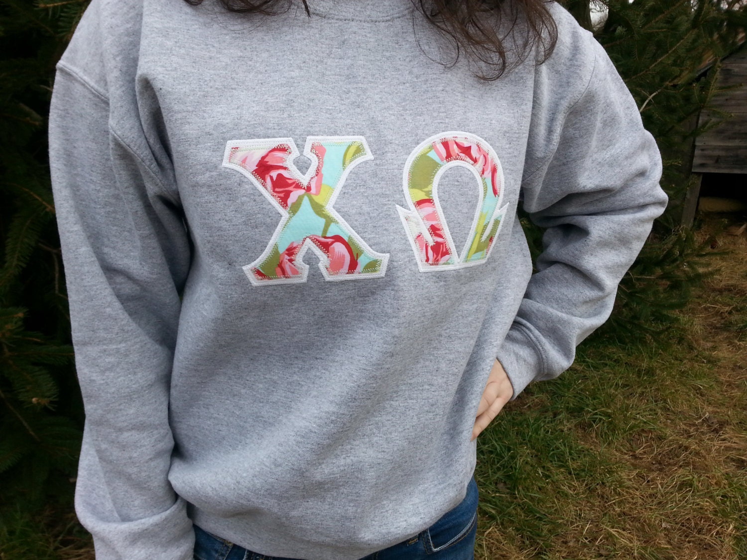 custom felt letter sweatshirts