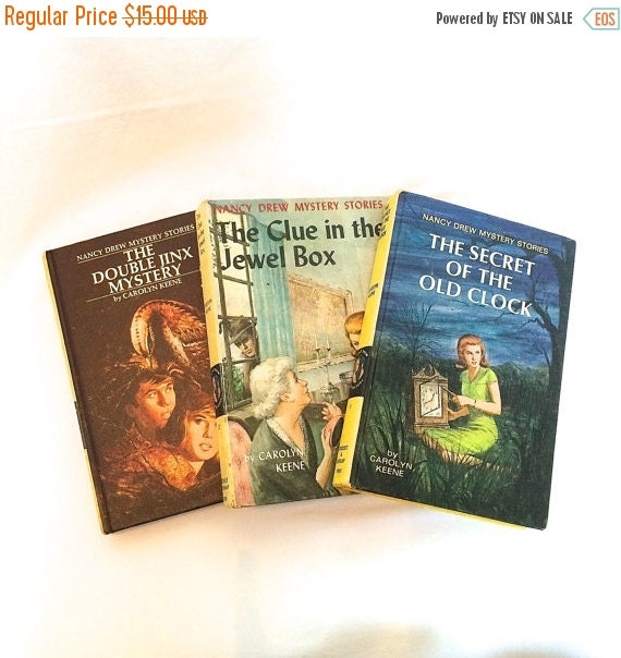 On Sale Vintage Nancy Drew Books Hardcover by EllasAtticVintage