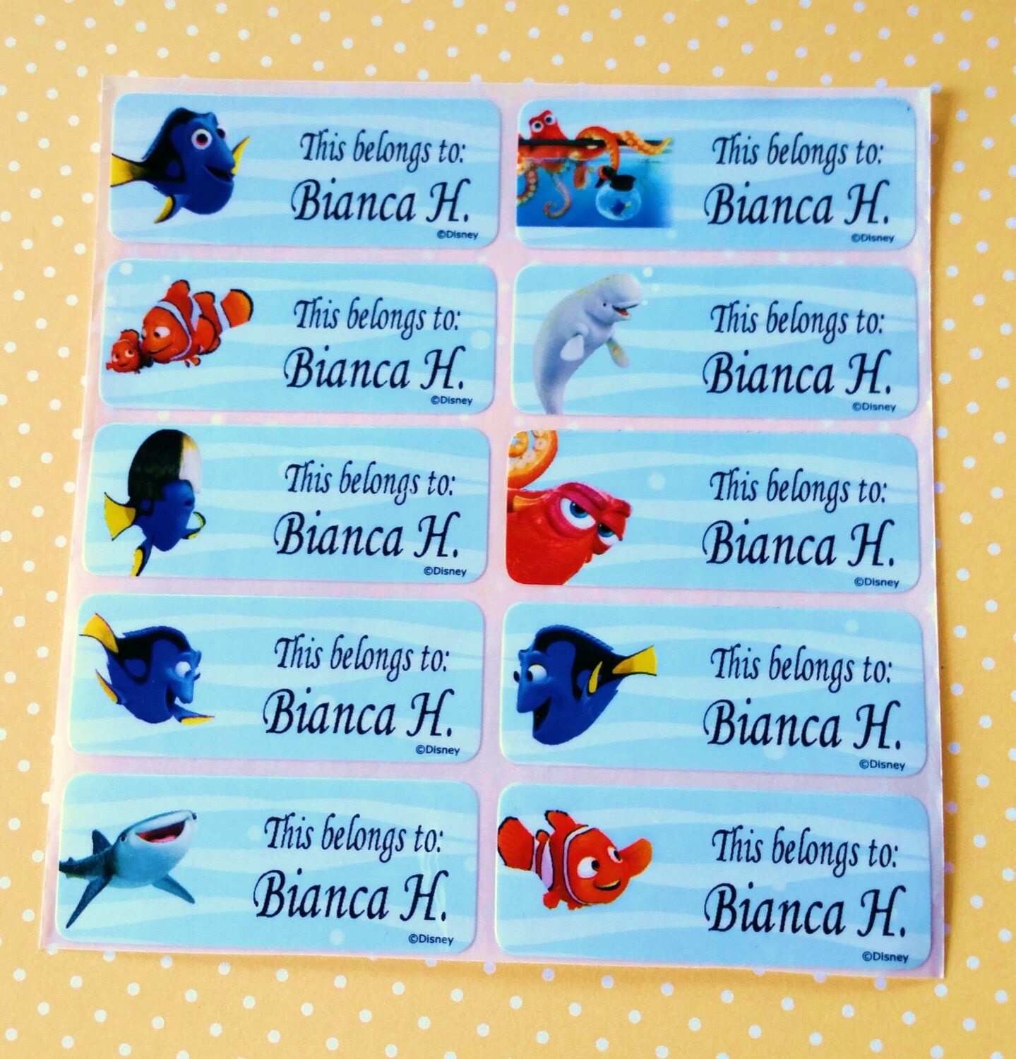 40 finding dory custom vinyl name 40 finding dory custom vinyl name