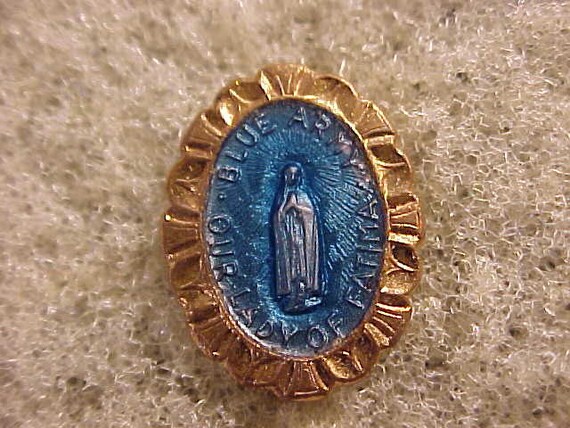 Blue Army Our Lady of Fatima Religious Pin