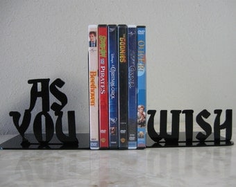 As You Wish, Metal Art Bookends, Movies, Books, The Princess Bride, Organizer,