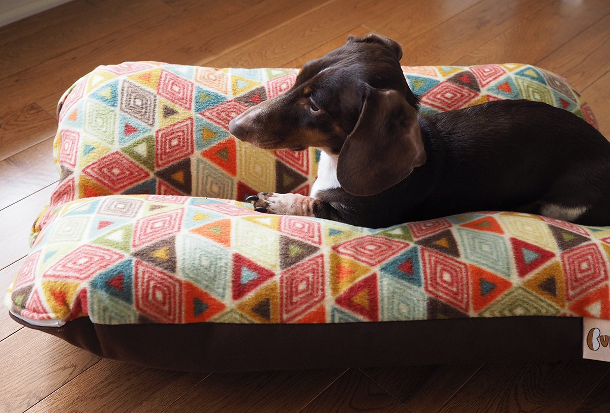 Dog Bed Dachshund Dog Bed BUNBED Bright Colorful