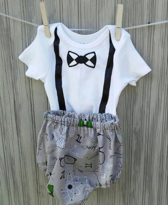 Items similar to Smarty pants onesie diaper cover set on Etsy