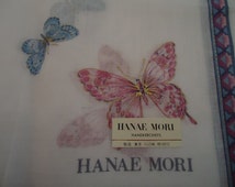 hanae mori butterfly teal