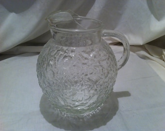 Vintage Glass Pitcher