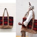 SALE-Waxed canvas tote / Diaper bag / Messenger bag Work bag / Men messenger / Travel bag/Woolen bag