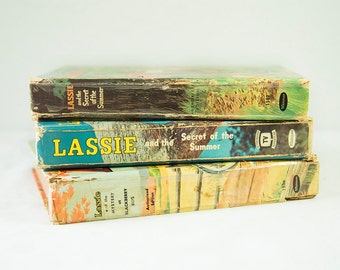 20% OFF — Vintage 1950s Lassie Hardcover Books Lot - Retro