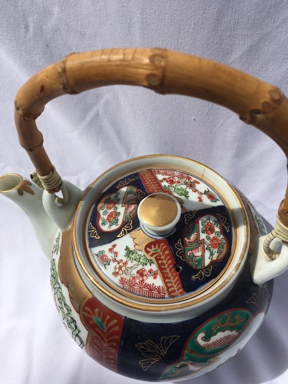 Authentic Antique Japanese Imari Tea Set
