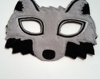 Kids wolf mask | Etsy