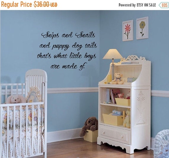 15 Off Snips and Snails Nursery Rhymes by itswritteninvinyl