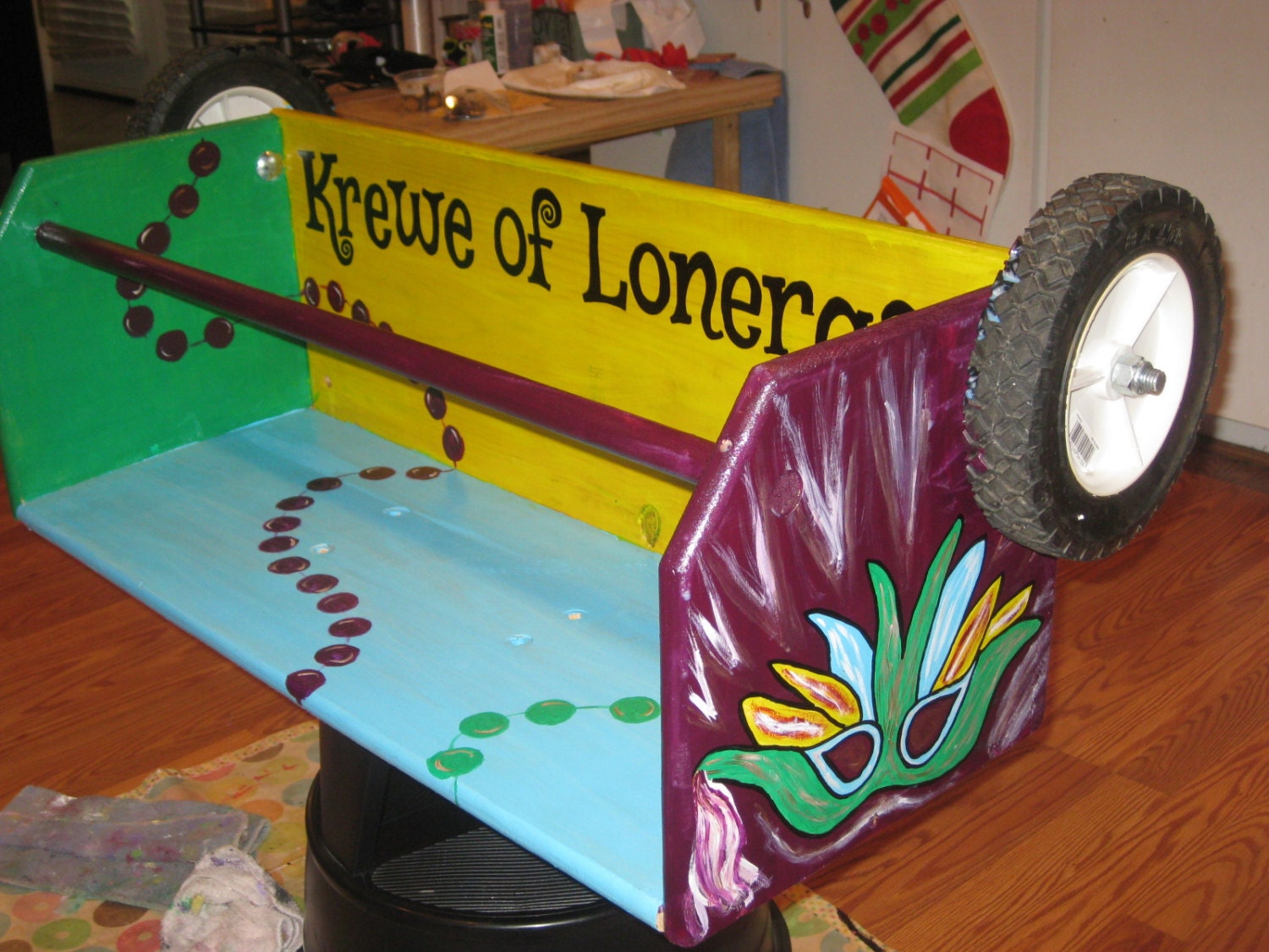 mardi gras ladder seat plans