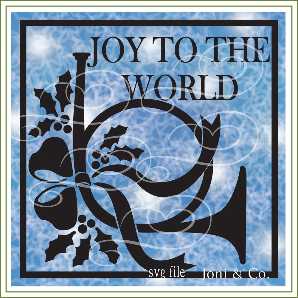 Download Christmas Glass Block SVG Joy to the World svg Sale by ...