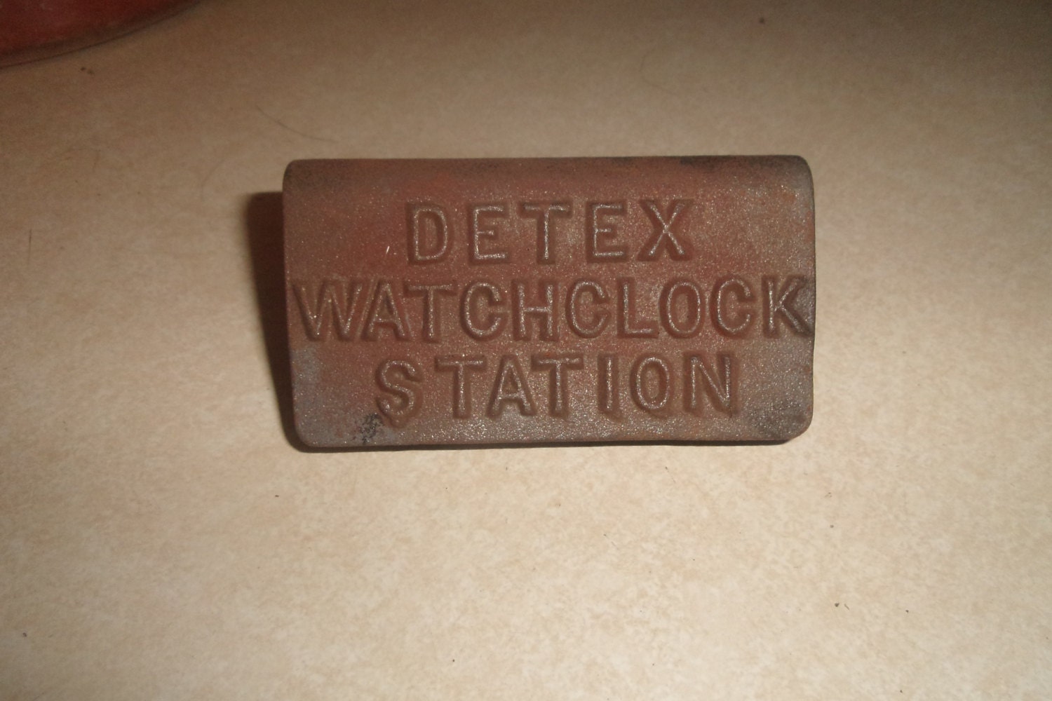 vintage detex watchclock station