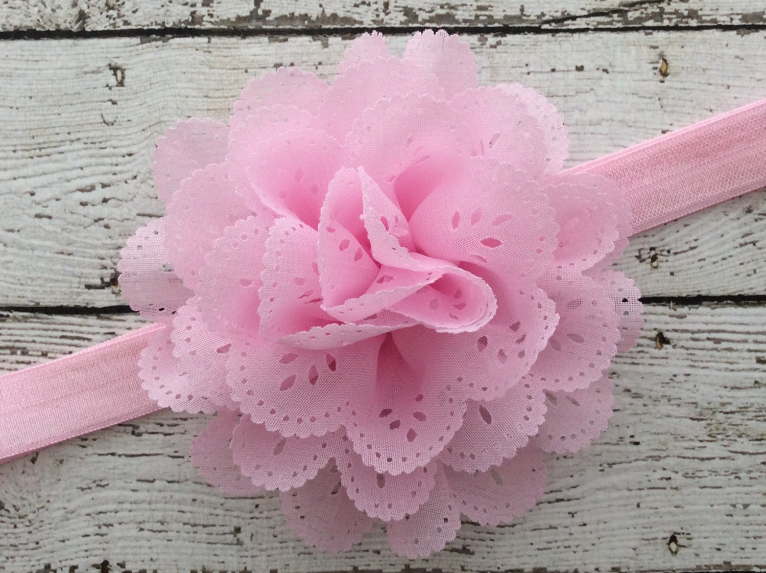 Pink Headband Baby Headband Baby Girl by IzzieBeesBoutique on Etsy