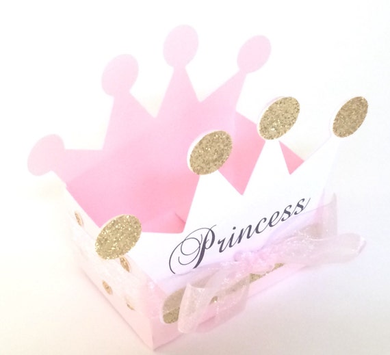 Princess Tiara Favor Boxes set of 12 Princess Party Favors