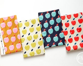 Picnic Apples Half Yard Bundle, 4 Pieces, Melody Miller, Cotton+Steel, RJR Fabrics, 100% Cotton Fabric, 0021