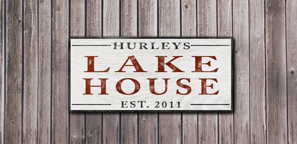 Personalized Lake House Wood Sign With Family Name And   Il Fullxfull.947821808 Ph20 