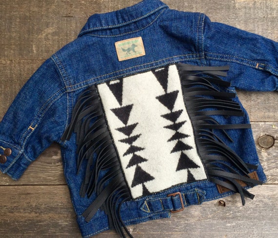 Cheyenne Hipster Jean Jacket 3 month // Pendleton Black