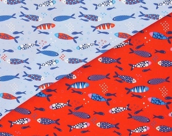 FISHES cotton elastane single jersey