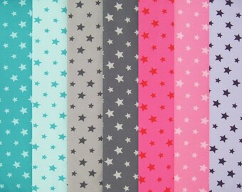 TINY STARS cotton elastane single jersey