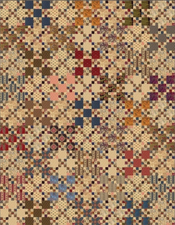 Painter's Palette quilt pattern by Laundry Basket Quilts