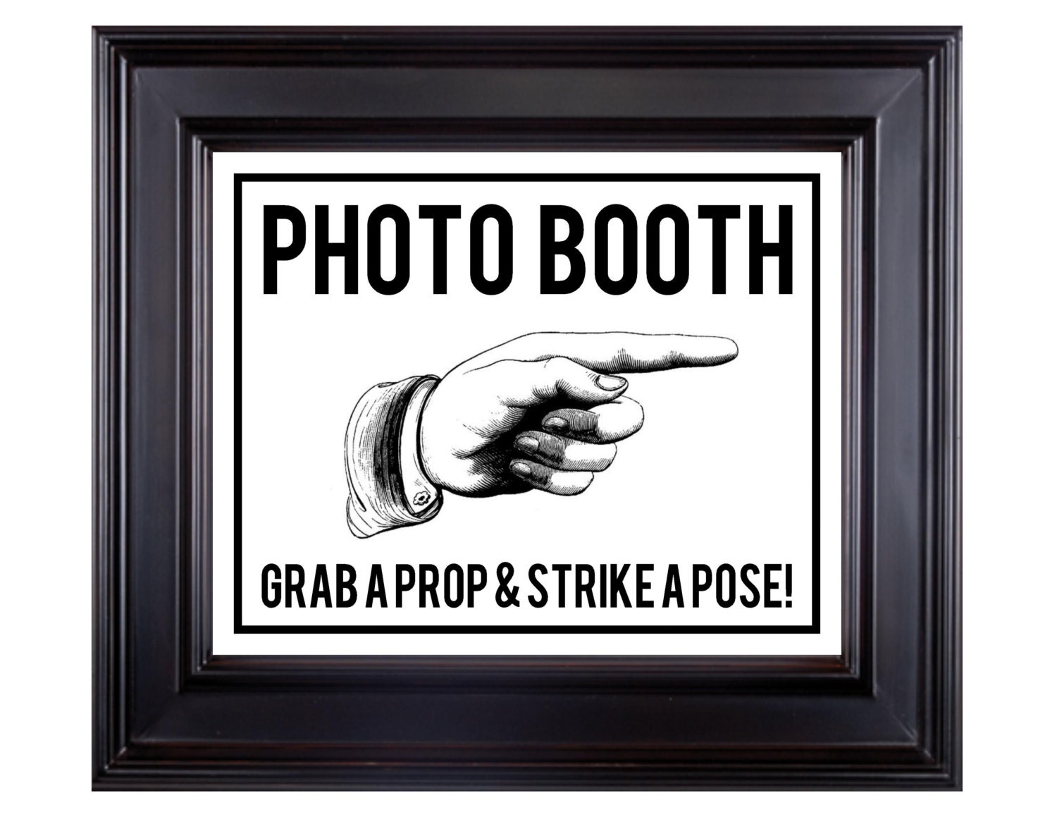 Photo Booth Sign . Printable 8x10 Sign . Instant Download