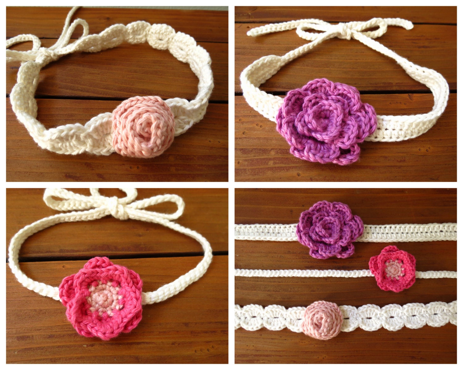 Crochet Flower Headband Pattern Crochet Patterns By Deborah