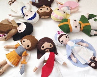 Custom - Catholic Felt Doll - Wool Felt Blend- Catholic Toy