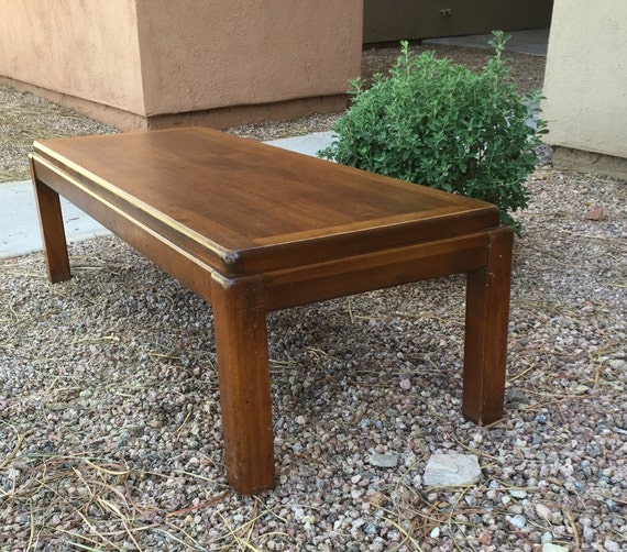 Lane coffee table Rhythm style 50 walnut by AntiqueAddictions