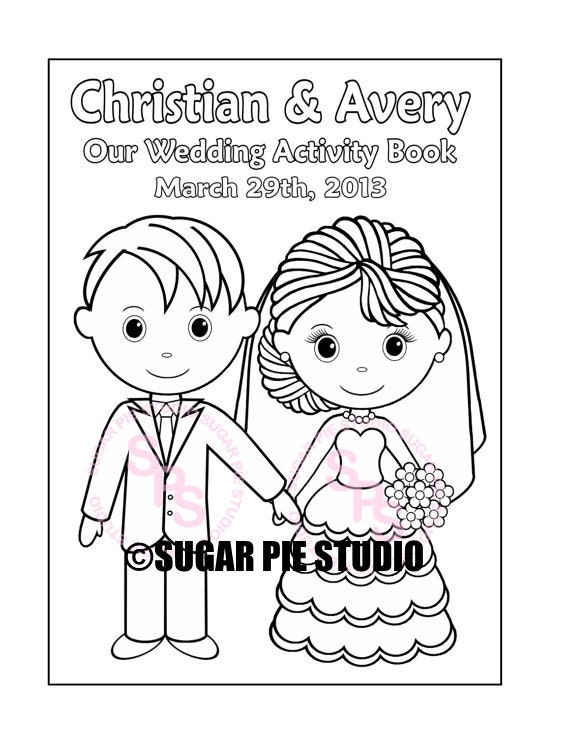 It is an image of Exhilarating Personalized Wedding Coloring Book It is a graphic of Exhilarating Personalized Wedding Coloring Book